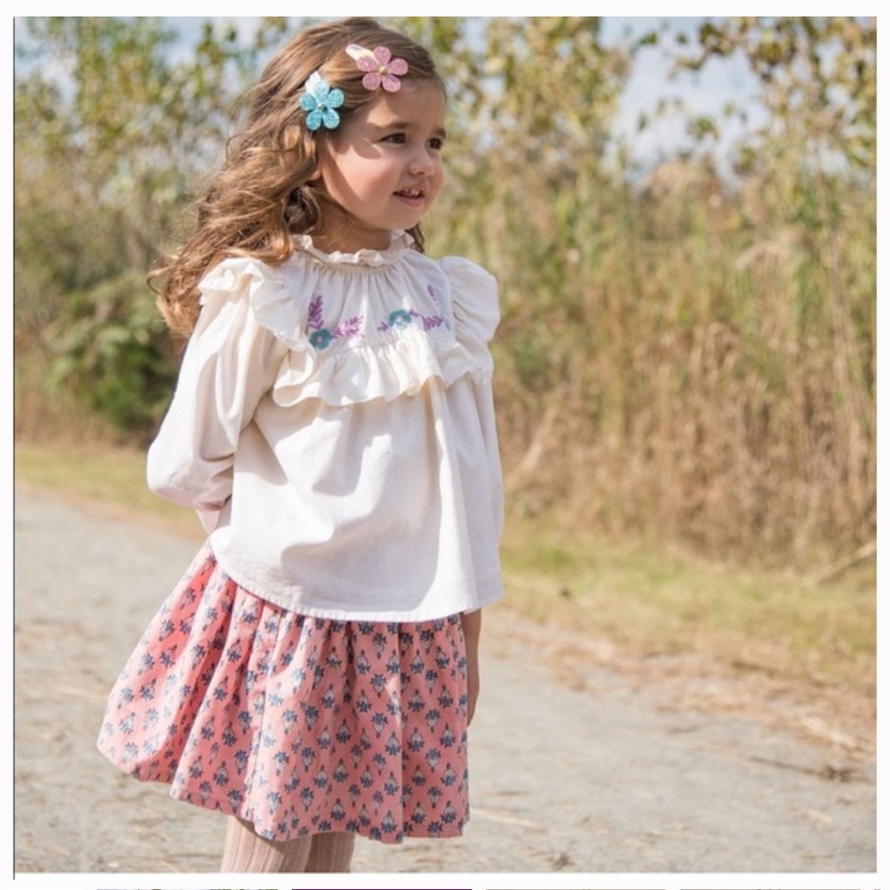 Everbloom Bekka Blouse in cream/natural